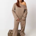 Lounge Pants - pantaloni damă bumbac cu talie elastică