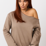 One Shoulder Lounge Top - top asimetric damă bumbac premium